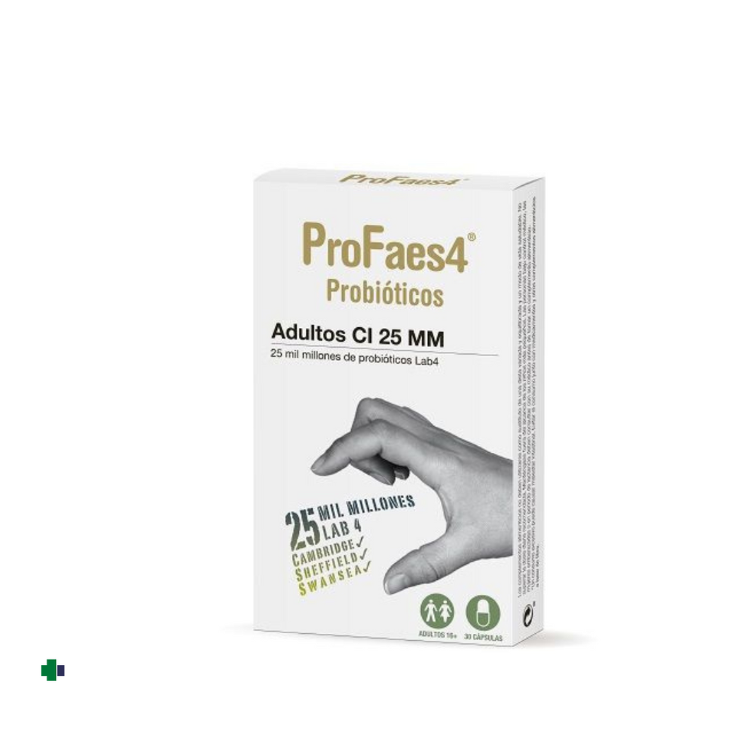 PROFAES ADULTOS  CI 25MM PROBIOTICOS 30 CAPSULAS