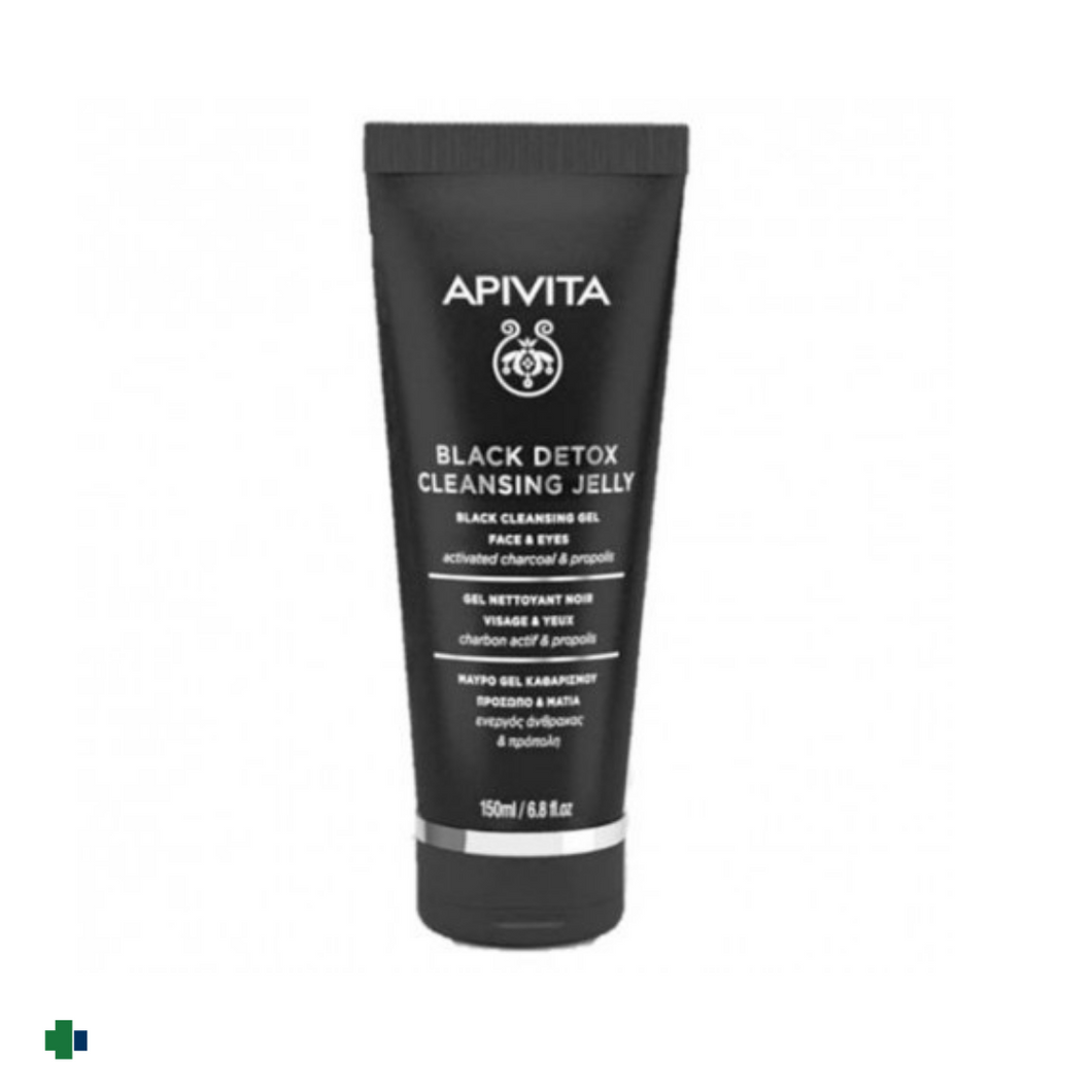 APIVITA BLACK DETOX GEL LIMPIADOR CARA&OJOS